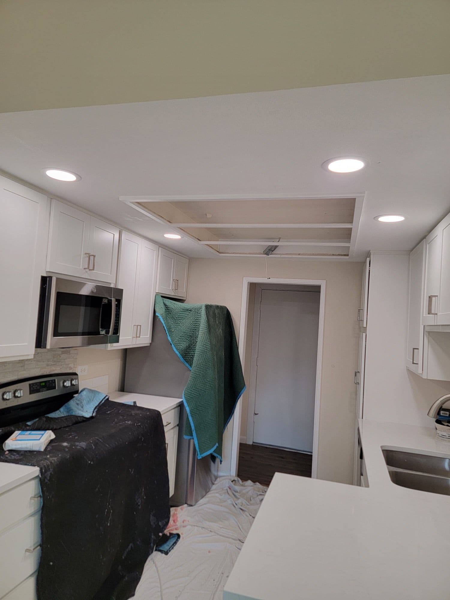 Kitchen Lighting Makeover Completed image