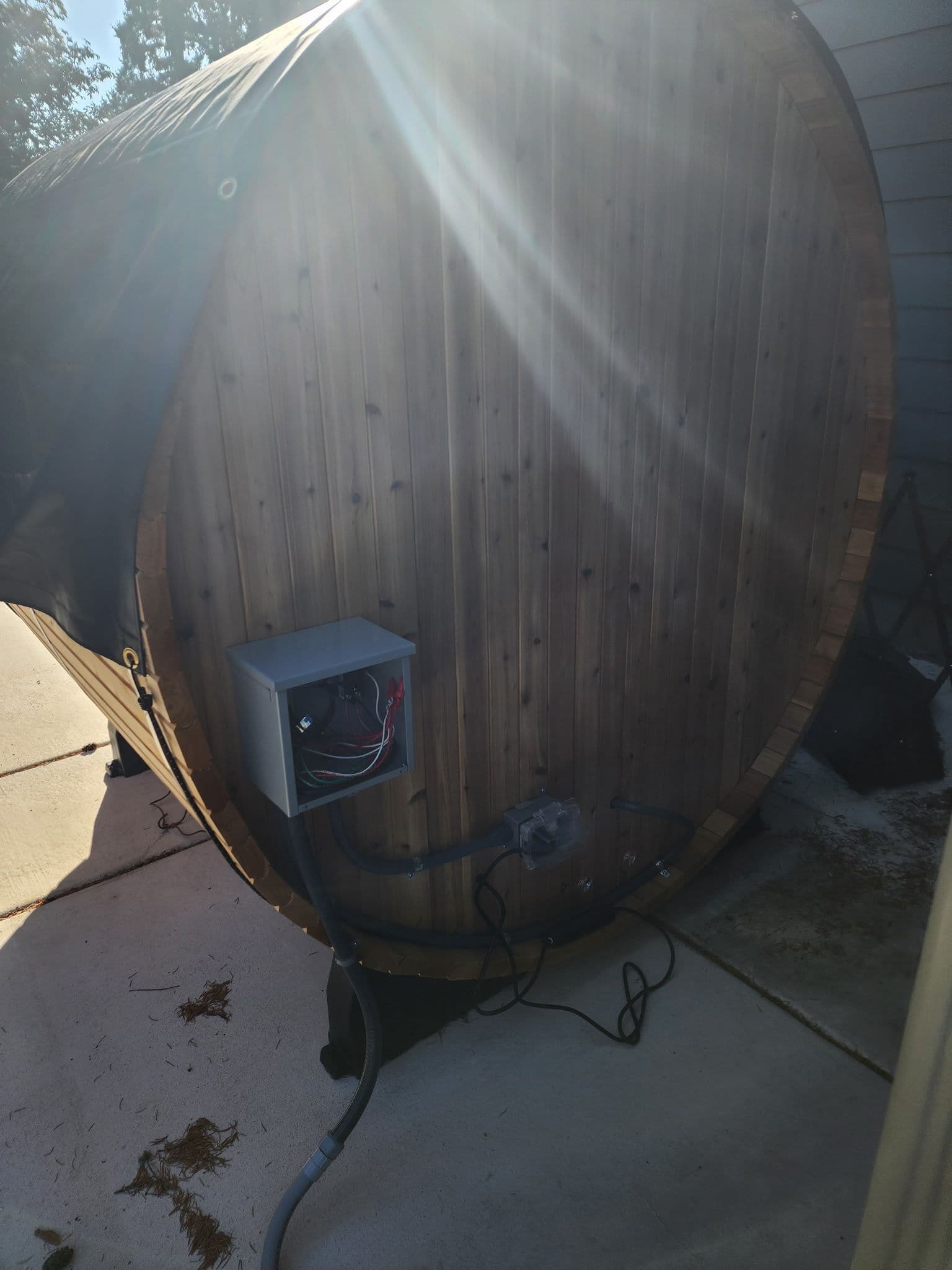 Project Seamless Sauna Wiring Installation with Wifi Control image